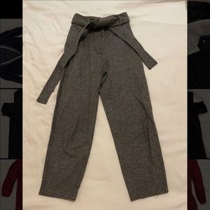 00 Wilfred Wool pants in grey plaid, worn once, found at Aritzia